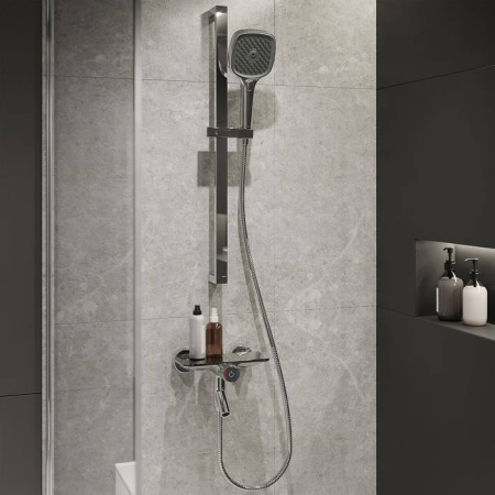 Смеситель для ванны IDDIS Shelfy с управлением Push Control (SHESBBTi02WA)